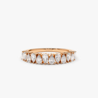 2.78 TCW Marquise Diamond Full Eternity DEF/VVS Lab Grown Wedding Band