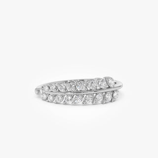 2.78 TCW Marquise Diamond Full Eternity DEF/VVS Lab Grown Wedding Band