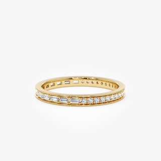 2.78 TCW Marquise Diamond Full Eternity DEF/VVS Lab Grown Wedding Band