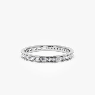 2.78 TCW Marquise Diamond Full Eternity DEF/VVS Lab Grown Wedding Band