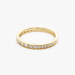 2.78 TCW Marquise Diamond Full Eternity DEF/VVS Lab Grown Wedding Band