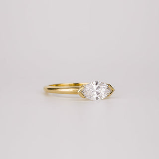 2 CT Emerald Pave Moissanite Engagement Ring