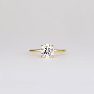 2 CT Emerald Pave Moissanite Engagement Ring