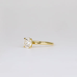 2 CT Emerald Pave Moissanite Engagement Ring