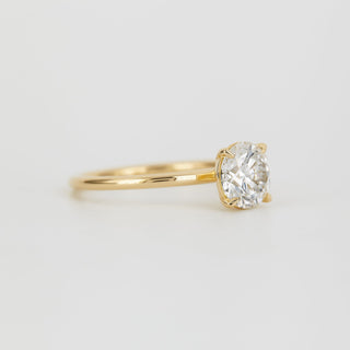 2 CT Emerald Pave Moissanite Engagement Ring