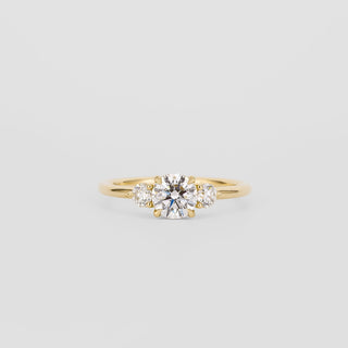 2 CT Emerald Pave Moissanite Engagement Ring