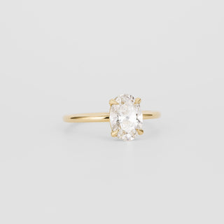 2 CT Emerald Pave Moissanite Engagement Ring
