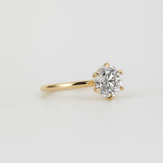 2 CT Emerald Pave Moissanite Engagement Ring