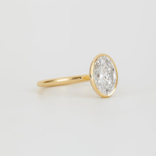 2 CT Emerald Pave Moissanite Engagement Ring