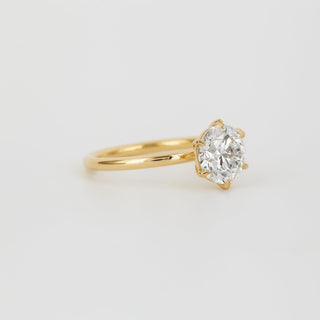 2 CT Emerald Pave Moissanite Engagement Ring