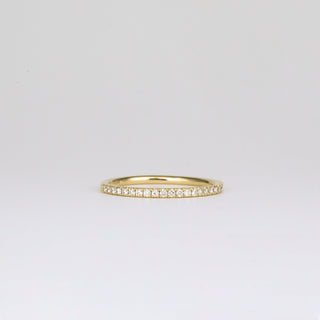 0.35 TCW Round Diamond Curved Pave DEF/VVS Lab Grown Wedding Band