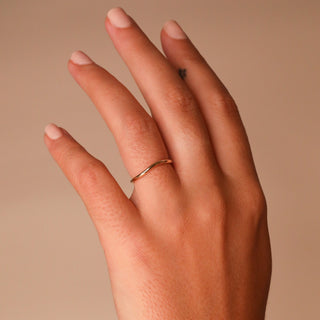 0.35 TCW Round Diamond Curved Pave DEF/VVS Lab Grown Wedding Band