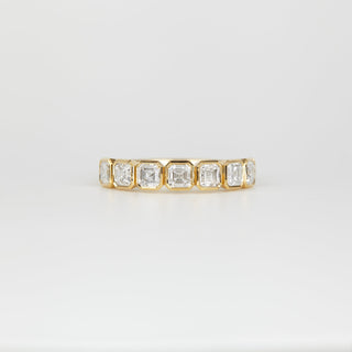 0.35 TCW Round Diamond Curved Pave DEF/VVS Lab Grown Wedding Band