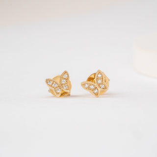 1.0 CT Round Bezel Solitaire Lab Grown Diamond Earrings