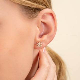 1.0 CT Round Bezel Solitaire Lab Grown Diamond Earrings