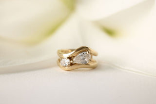 2 CT Round Three Stones Lab Grown Diamond Engagement Ring