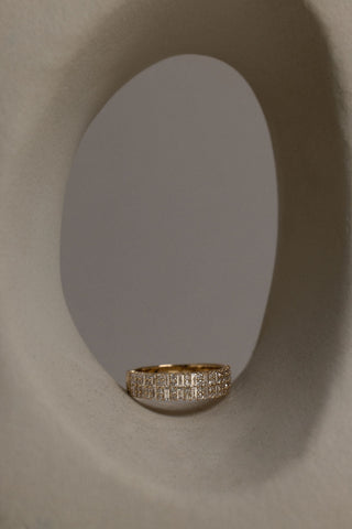 0.37 CT Round Full Eternity Lab Grown Diamond Wedding Band