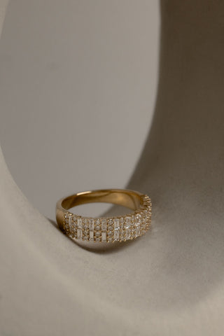0.37 CT Round Full Eternity Lab Grown Diamond Wedding Band