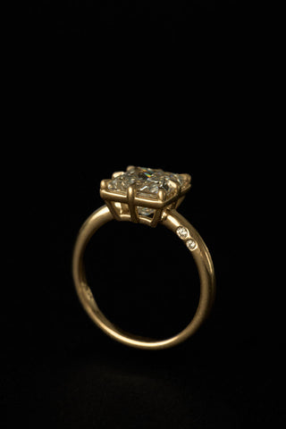 2 CT Round Three Stones Lab Grown Diamond Engagement Ring