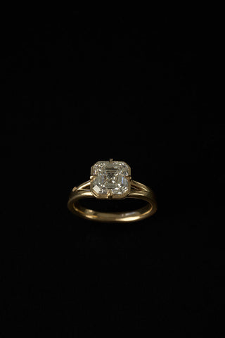 2 CT Round Three Stones Lab Grown Diamond Engagement Ring