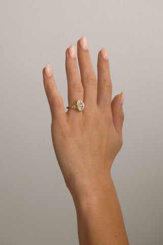 2 CT Round Three Stones Lab Grown Diamond Engagement Ring