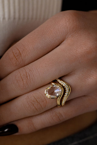 0.37 CT Round Full Eternity Lab Grown Diamond Wedding Band