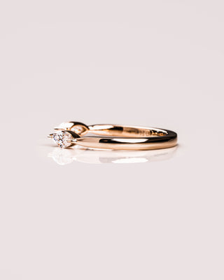 0.34 CT Marquise Stones Moissanite open Wedding Band