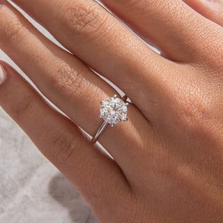 Emerald Pave Engagement Ring – 1 CT Lab Grown Diamond