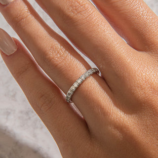 2.78 TCW Marquise Diamond Full Eternity DEF/VVS Lab Grown Wedding Band