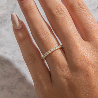 2.78 TCW Marquise Diamond Full Eternity DEF/VVS Lab Grown Wedding Band