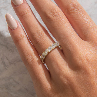 2.78 TCW Marquise Diamond Full Eternity DEF/VVS Lab Grown Wedding Band