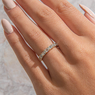 2.78 TCW Marquise Diamond Full Eternity DEF/VVS Lab Grown Wedding Band