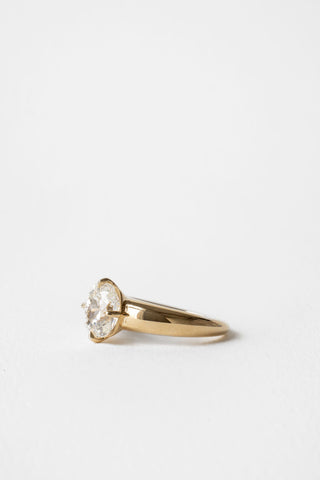 2 CT Round Three Stones Lab Grown Diamond Engagement Ring