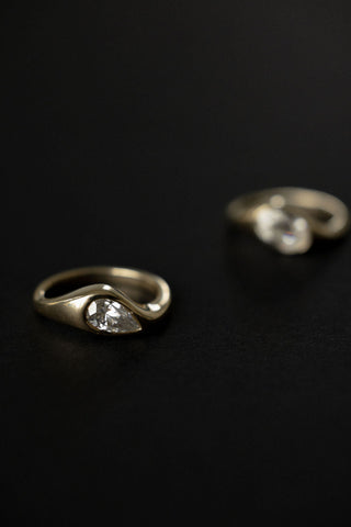 2 CT Round Three Stones Lab Grown Diamond Engagement Ring