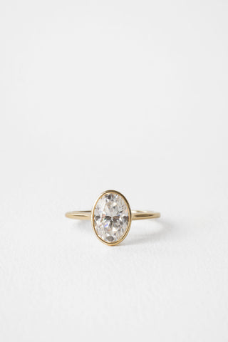 2 CT Round Three Stones Lab Grown Diamond Engagement Ring