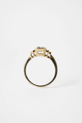 2 CT Round Three Stones Lab Grown Diamond Engagement Ring