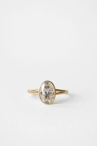 2 CT Round Three Stones Lab Grown Diamond Engagement Ring