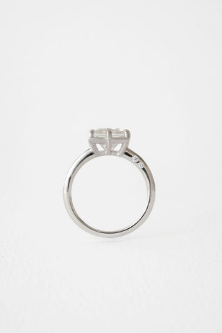 2 CT Round Three Stones Lab Grown Diamond Engagement Ring