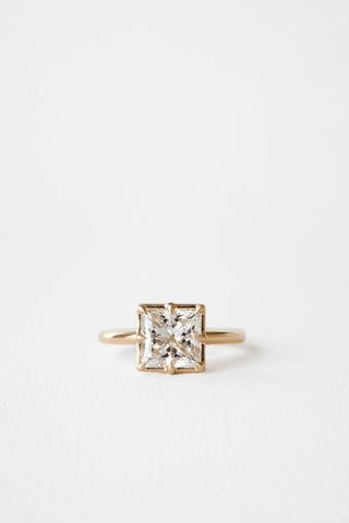 2 CT Round Three Stones Lab Grown Diamond Engagement Ring