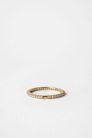 0.37 CT Round Full Eternity Lab Grown Diamond Wedding Band