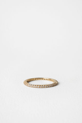 0.37 CT Round Full Eternity Lab Grown Diamond Wedding Band