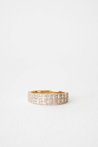 0.37 CT Round Full Eternity Lab Grown Diamond Wedding Band