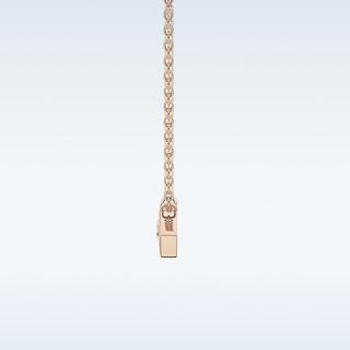 Customized Evil Shaped Moissanite Necklace –  0.8 CT Round Cut in 14K/18K Gold