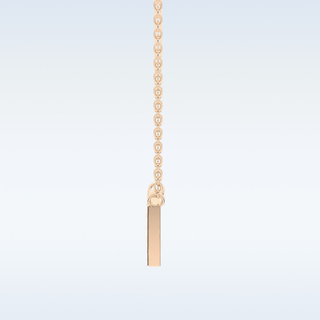 Customized W Shaped Moissanite Necklace –  0.8 CT Round Cut in 14K/18K Gold