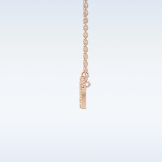 Customized Mama Shaped Moissanite Necklace – 0.17 CT Round Cut in 14K/18K Gold