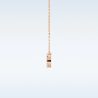 Customized Aquarius Shaped Moissanite Necklace – 0.11 CT Round Cut in 14K/18K Gold