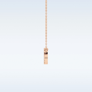 Customized Cancer Shaped Moissanite Necklace – 0.17 CT Round Cut in 14K/18K Gold