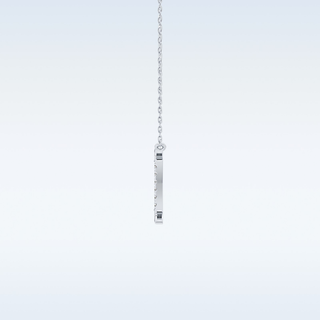 Customized Gemini Shaped Moissanite Necklace – 0.13 CT Round Cut in 14K/18K Gold