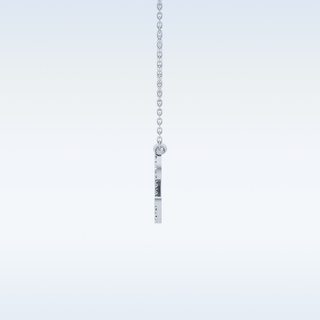 Customized Leo Shaped Moissanite Necklace – 0.14 CT Round Cut in 14K/18K Gold