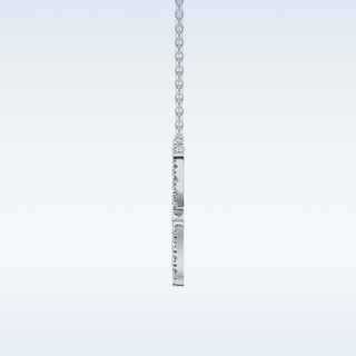 Customized Pisces Shaped Moissanite Necklace – 0.27 CT Round Cut in 14K/18K Gold
